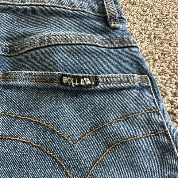 ROLLA'S Eastcoast Crop Flare Jeans - Tracey Blue Size Size 29 - Picture 10 of 15